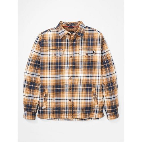 Marmot Clothes Yellow NZ - Ridgefield Shirts Mens NZ3478921